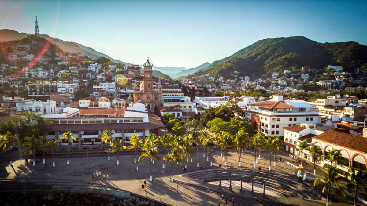 Panorámica Puerto Vallarta tradicional