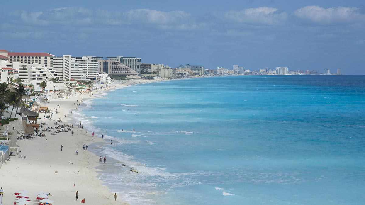 Cancún playa y zona hotelera